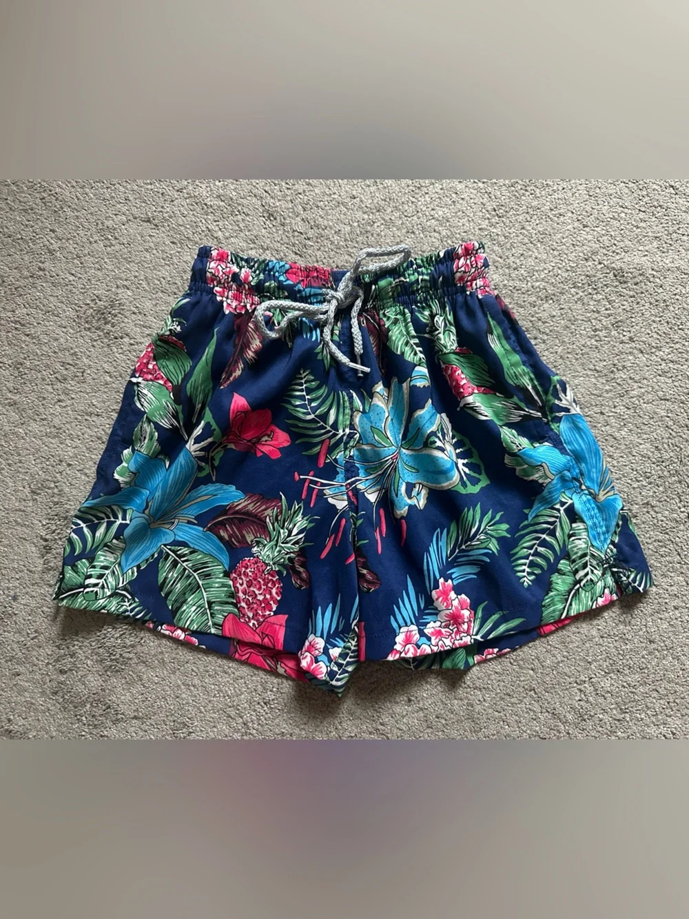 Kenny Flowers The Flower Hour Boys Swim Trunks UPF 50+ Size 7/8